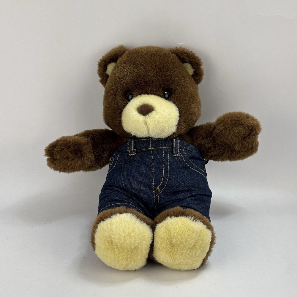 Vintage Lee Jeans Plush Toy Teddy Bear Stuffed Animal (Denim Advertisement)